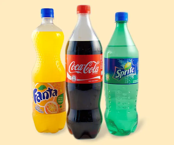 Coca-Cola, Sprite, Fanta 1 литр