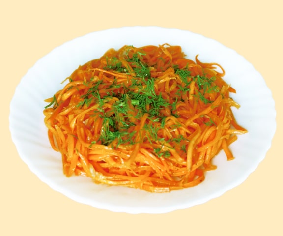салат корейская морковь