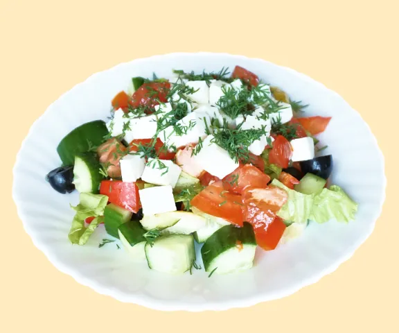 салат греческий с брынзой